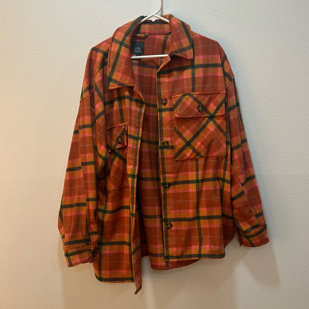 Plaid Flannel Jacket